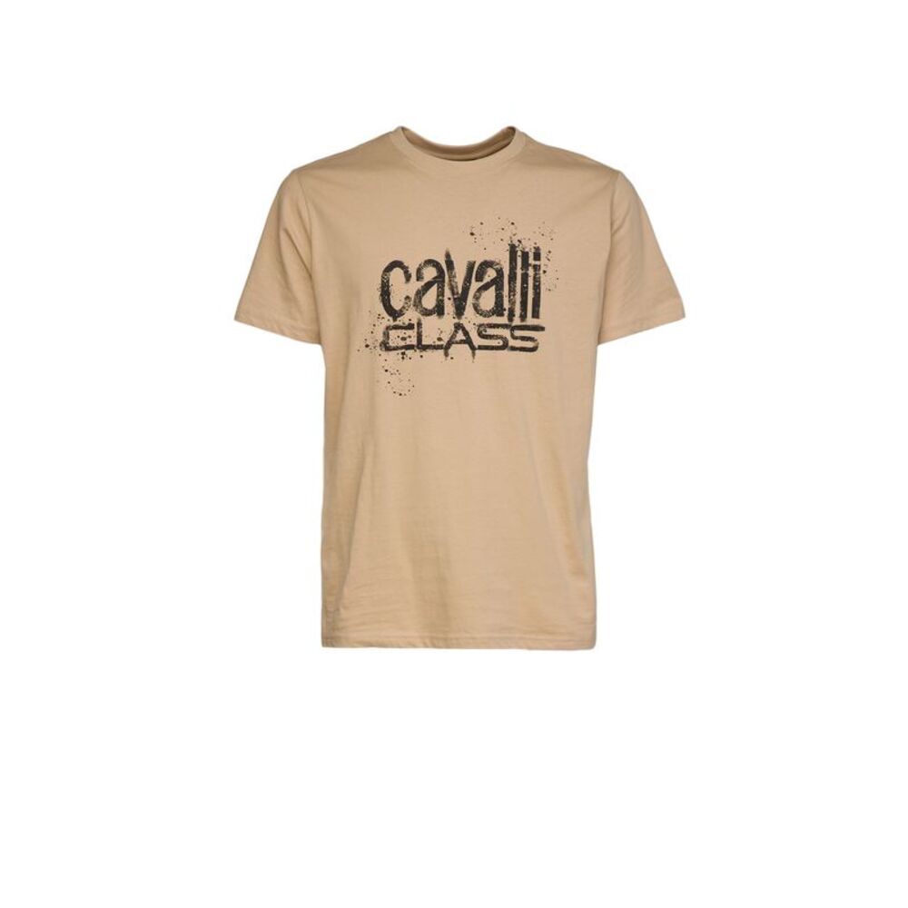 Cavalli Class  Spray Print Signature Fashion T-Shirt -